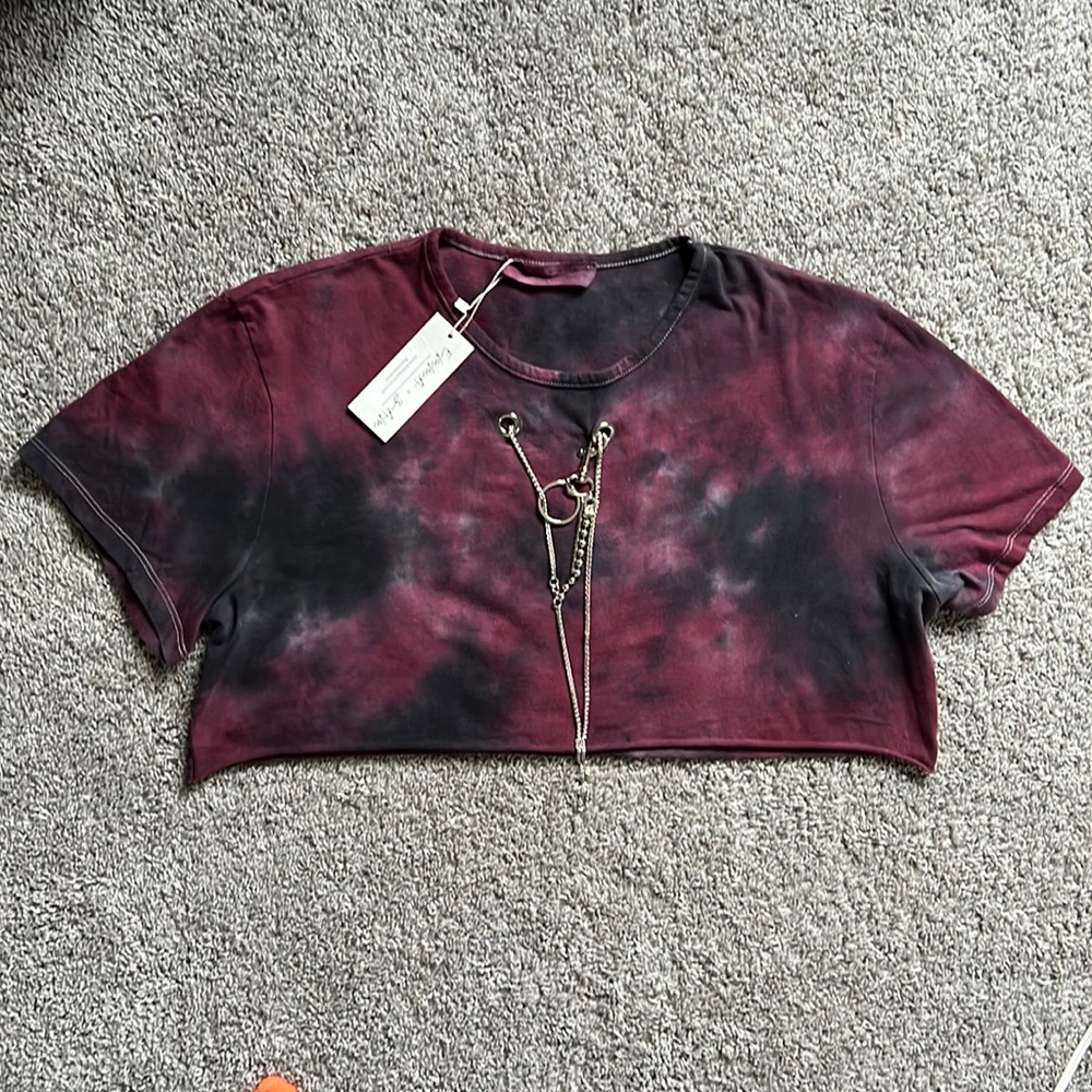 Emma & Sam Tie Dye Crop Top